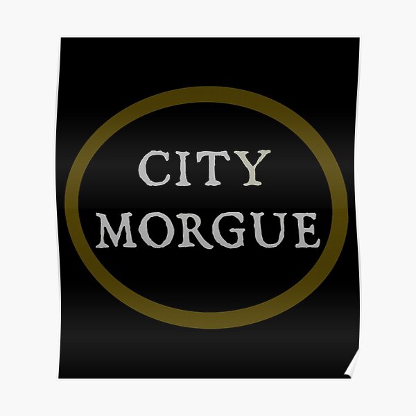 City Morgue Sticker Poster RB3107 product Offical city morgue Merch