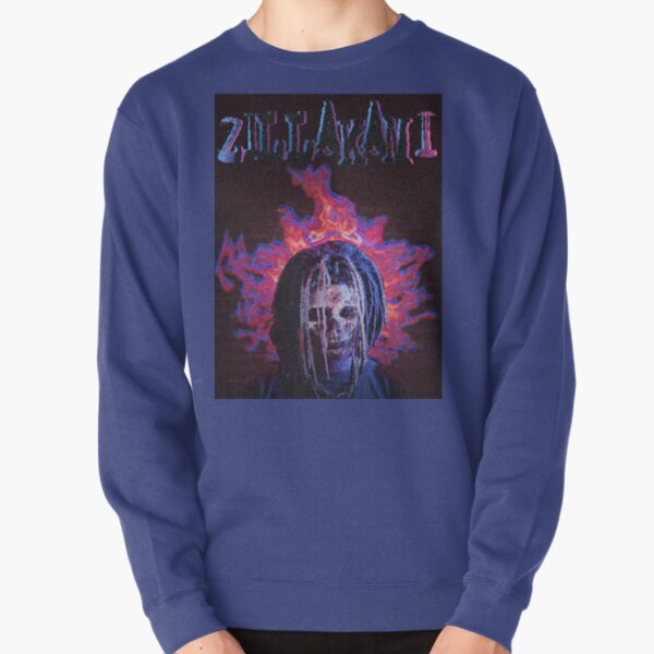 Zillakami x City Morgue FACE THE FIRE Pullover Sweatshirt RB3107 product Offical city morgue Merch