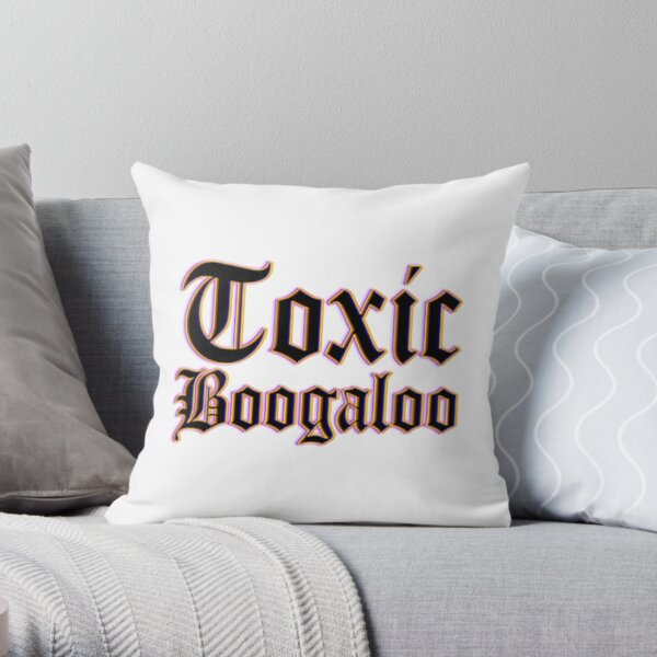 CITY MORGUE PRESENTS TOXIC BOOGALOO   Throw Pillow RB3107 product Offical city morgue Merch
