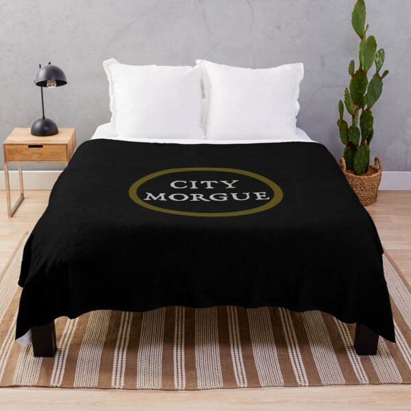 City Morgue Sticker Throw Blanket RB3107 product Offical city morgue Merch